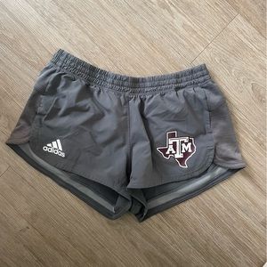 Adidas Texas A&M workout shorts